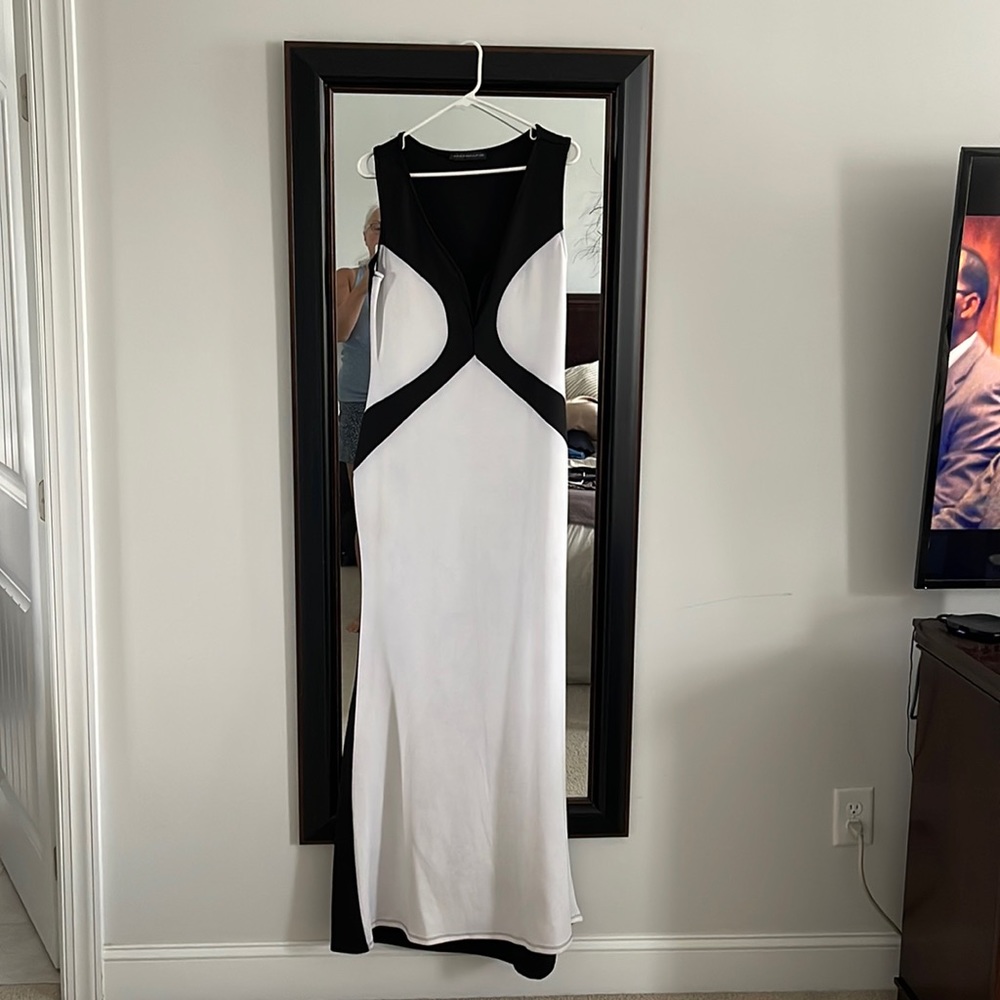 Black & White gown
